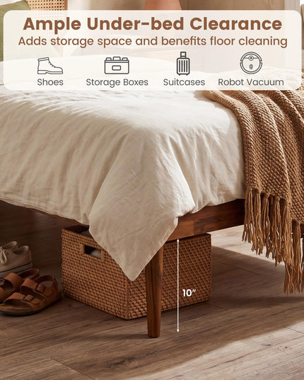 Giantex Wooden Bed Frame Twin/Full/Queen Size