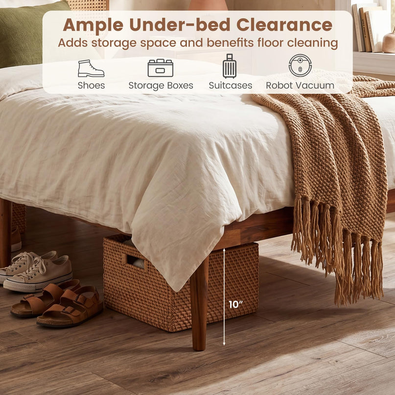 Giantex Wooden Bed Frame Twin/Full/Queen Size