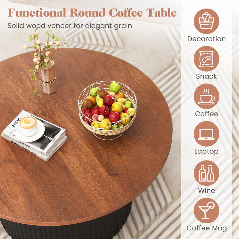 Giantex Round Coffee Table