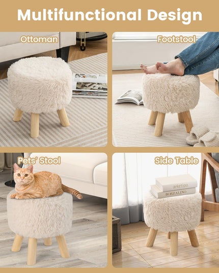 Giantex Round Ottoman Foot Rest