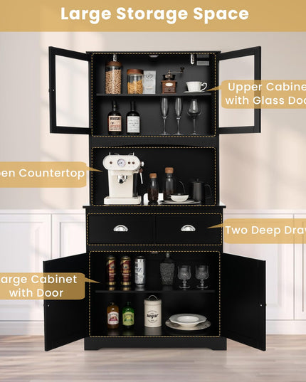 67" Pantry Organizers and Storage - Giantex
