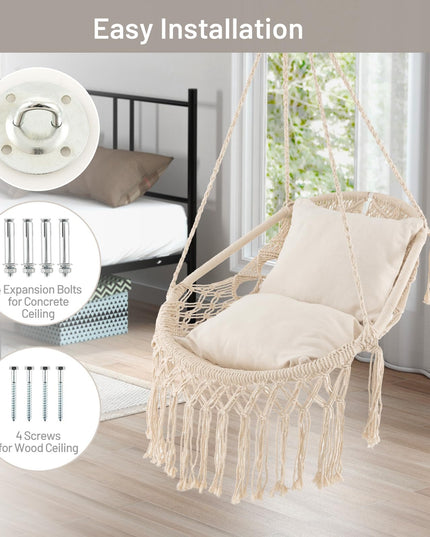 Giantex Macrame Swing Chair