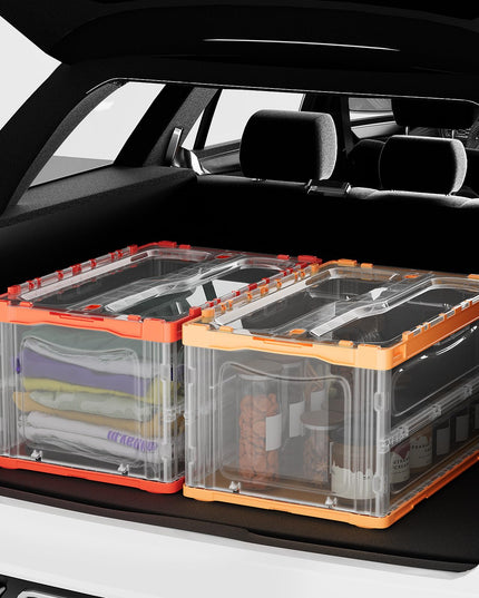 Folding Organizer Cube with Double Doors for Home Office Closet, 4 Packs
