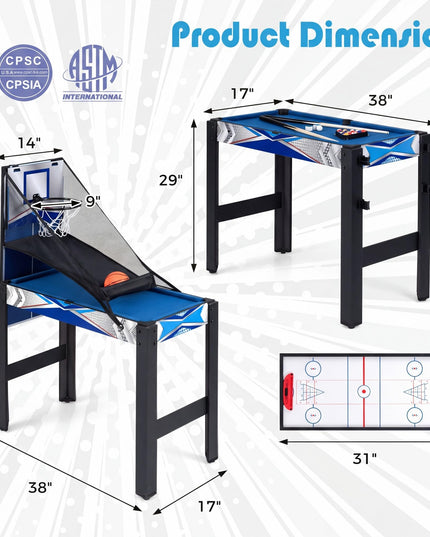 Table de jeux multiples 6-en-1 Giantex