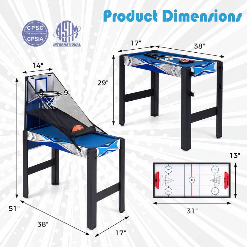 Giantex 6 in 1 Multi Game Table Set