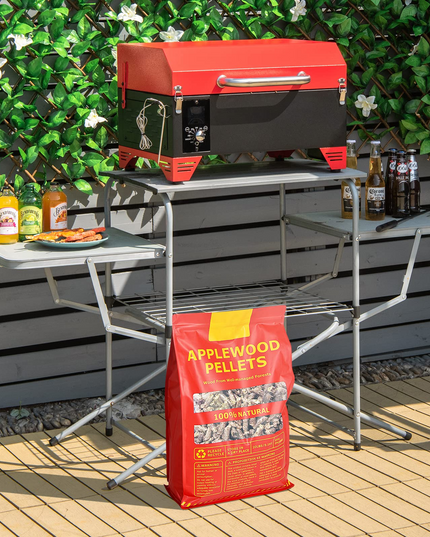 All Natural Hardwood Pellets with Fruity Flavour for Grilling Smoking Bake Roast BBQ