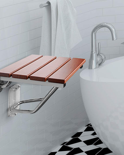 15" Folding Shower Seat Bench300lb Capacity for Senior