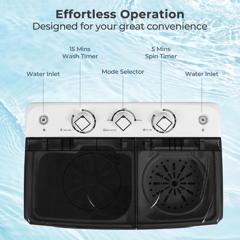 Giantex Portable Washing Machine 20 LBS Washer & Spinner Combo