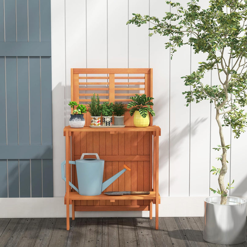 Giantex Folding Potting Bench