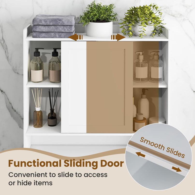 Giantex Over The Toilet Storage Cabinet for Bathroom & Laundry Room