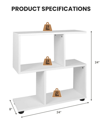 Giantex 3-Tier Geometric Bookshelf