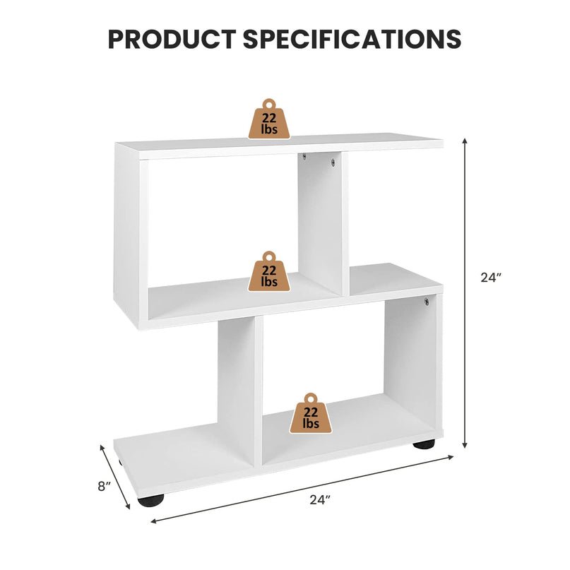 Giantex 3-Tier Geometric Bookshelf