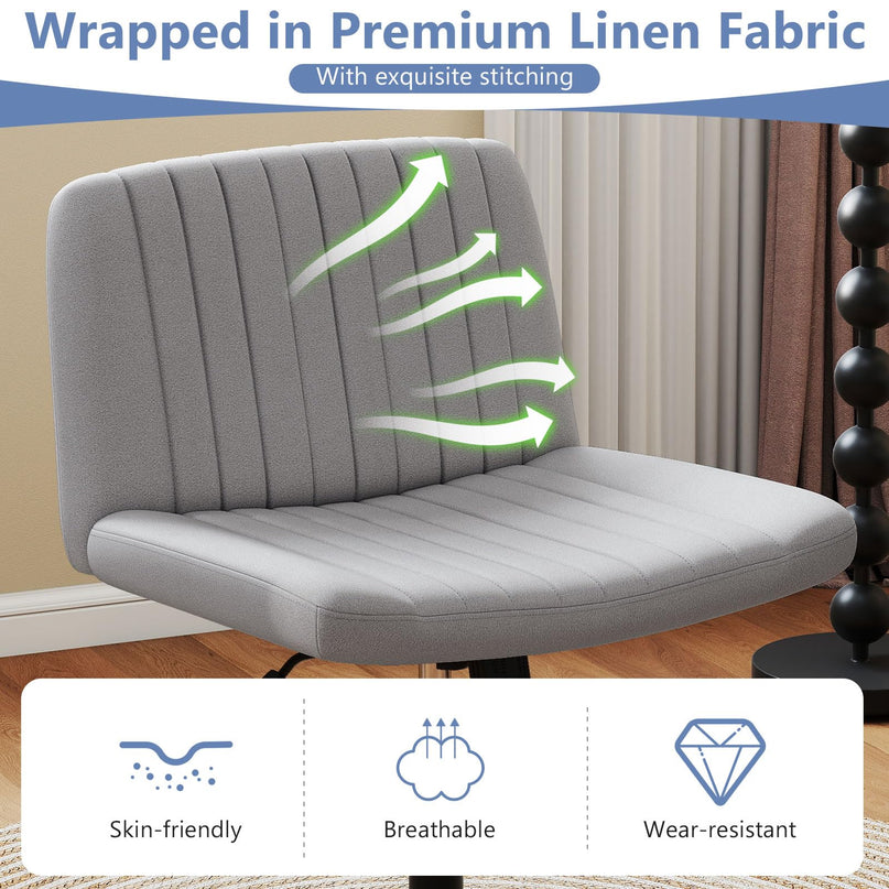 Giantex Criss Cross Chair with Wheels for Home