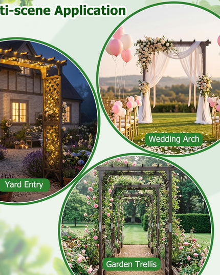 Giantex 216cm Garden Arch Trellis