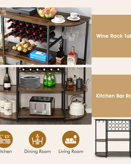 Giantex Wine Bar Cabinet
