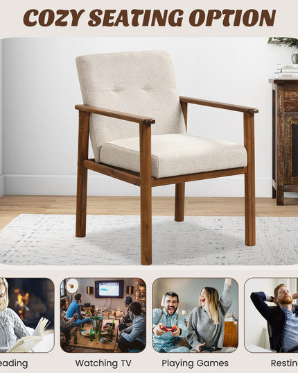 Giantex Mid Century Modern Accent Chair
