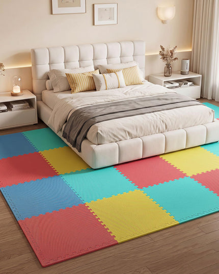 Giantex 0.5" Thick Non-Slip EVA Foam Floor Tiles with Borders