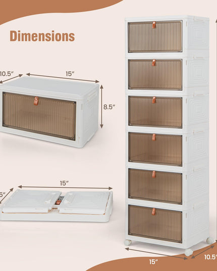 Giantex Shoe Organizer Storage Box