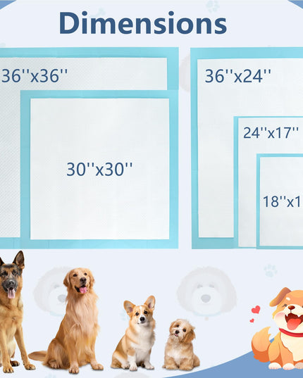 Giantex 300 Count 45 x 33 cm Puppy Training Pads for Small Dogs & Puppies
