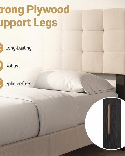 Giantex Linen Upholstered Headboard