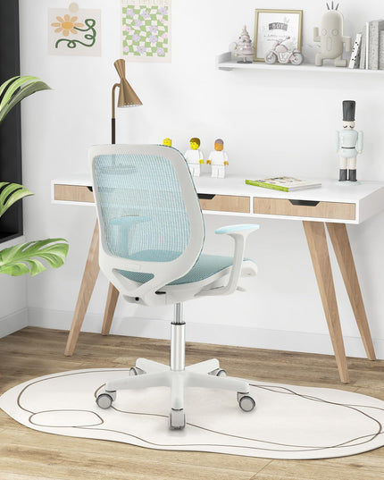 Giantex Kids Desk Chair, Children Armrest Computer Chair with Sit-Lock Wheels
