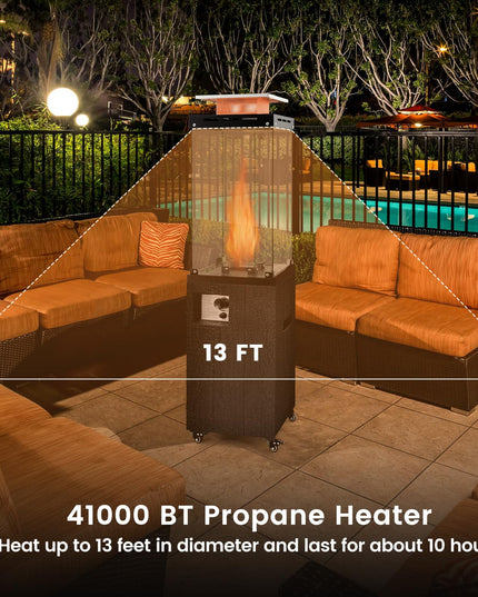 41,000 BTU Outdoor Heaters for Patio - Giantex