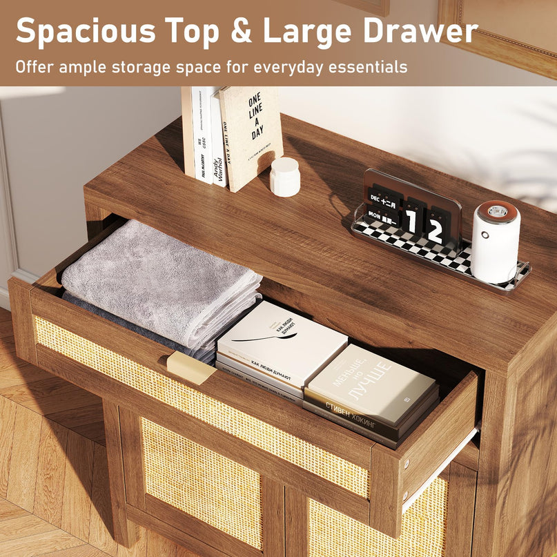 Giantex Sideboard Buffet Cabinet w/ 2 Doors