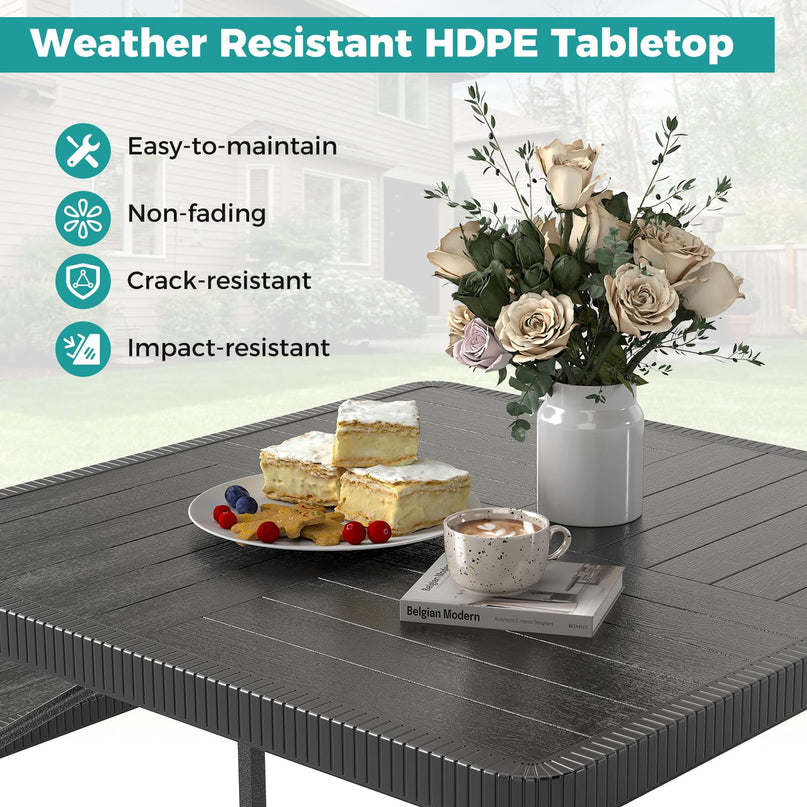 Giantex Picnic Table Bench Set for 4-8 People