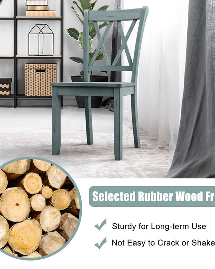 Giantex Rubber Wood Dining Room Side Chair