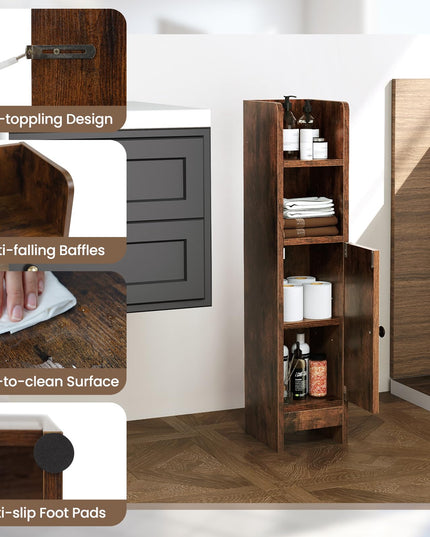 Giantex Slim Bathroom Cabinet for Bathroom