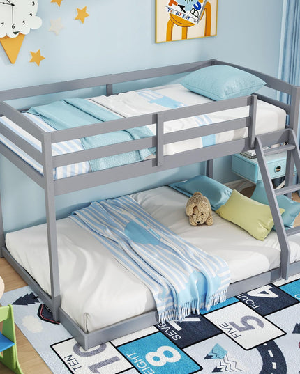 Giantex Twin Over Full Bunk Bed for Kids