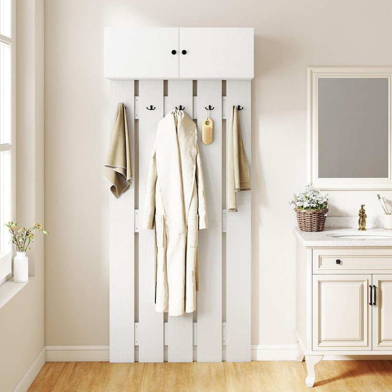 Giantex Wall Mounted Coat Rack for Hallway Bedroom Bathroom