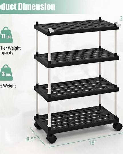 Giantex Kitchen Slim Storage Cart