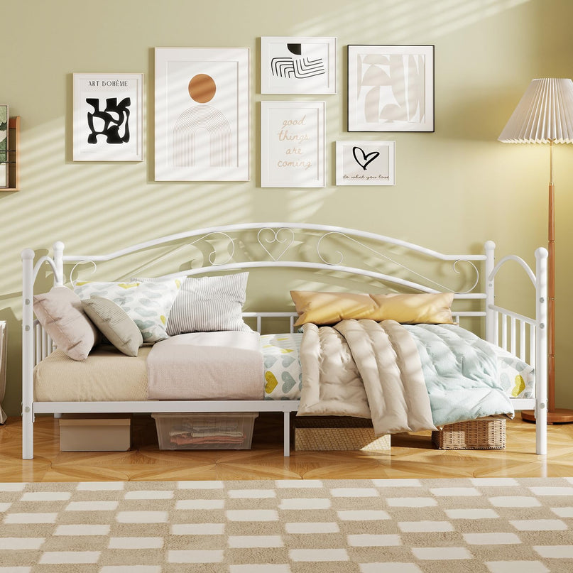 Giantex Metal Twin Daybed Modern Sofa Day Bed
