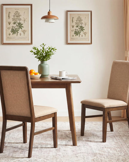 Giantex Upholstered Dining Chairs Set of 2/4 for Dining Room and Restaurant