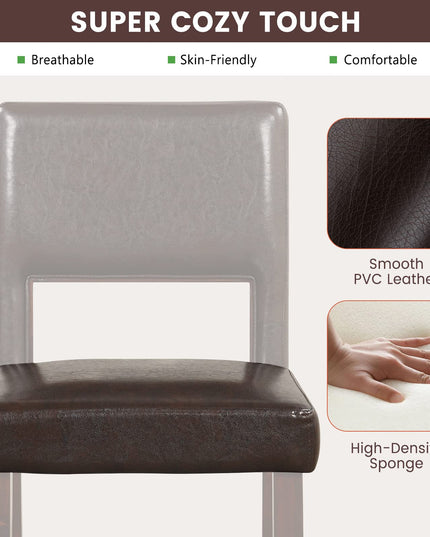 4-Piece Bar Chair Set - Giantex