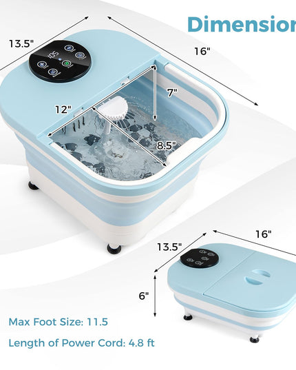 Giantex Collapsible Foot Spa Massager with Heat