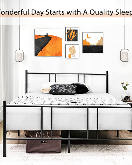 Giantex Full Size Platform Bed Frame