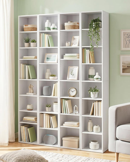 Giantex 8-Tier Slim Media Tower Rack for Home Office