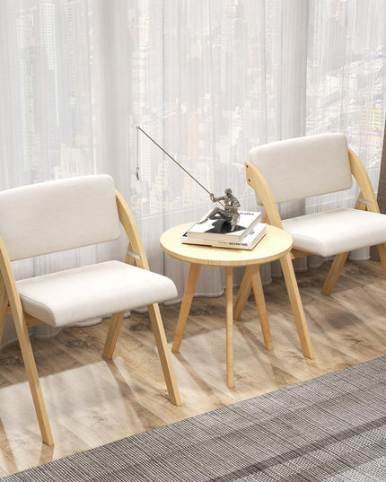 Giantex Folding Dining Chairs Set, Portable Kitchen Chairs with Padded & Seat Backrest