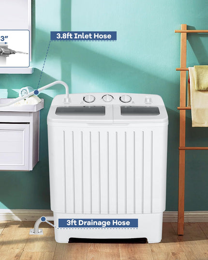 Giantex Portable Washing Machine, 20lbs Washer and Spinner Combo