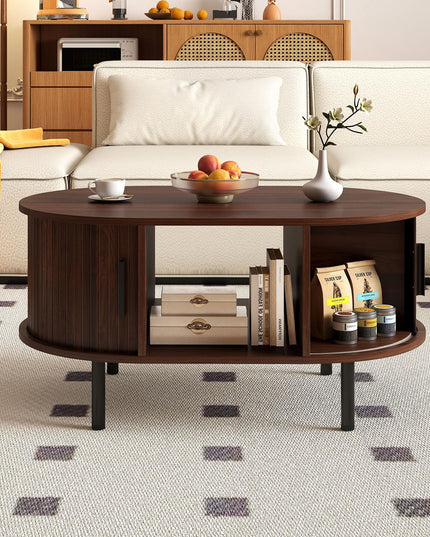 Giantex Oval Coffee Table