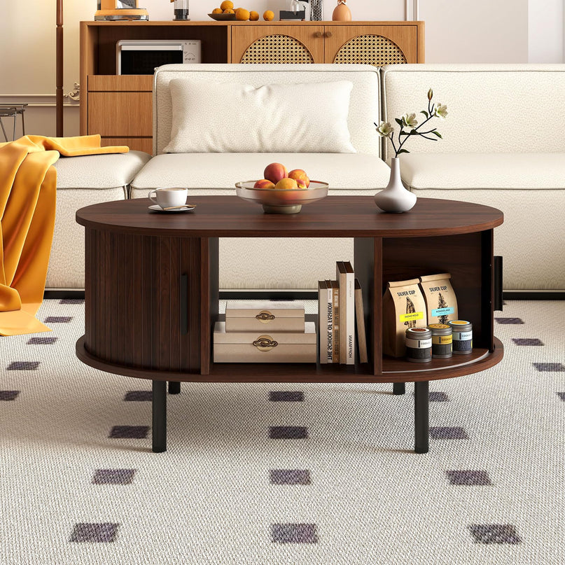 Giantex Oval Coffee Table