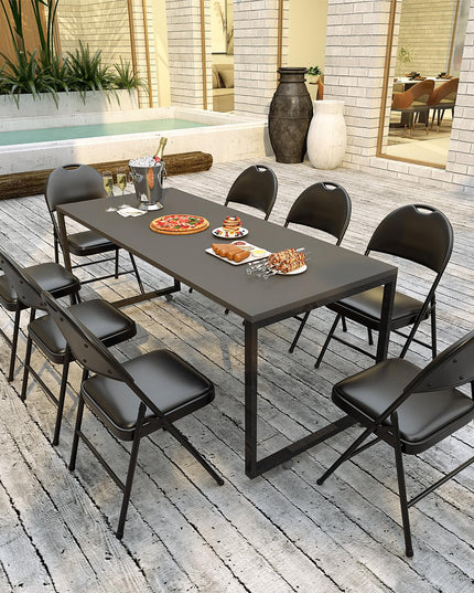 Giantex  Folding Chair with Metal Frame for Indoor Outdoor
