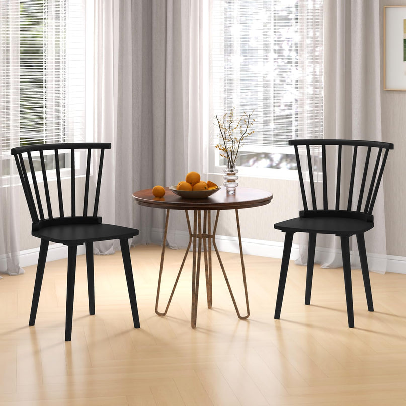 Giantex Windsor Dining Chairs Set of 2/4 for Home Living Room