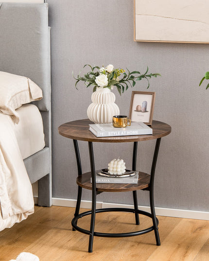 Giantex Round End Table Set