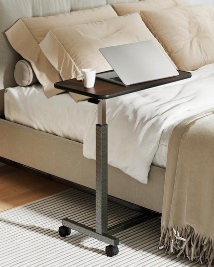 Giantex Overbed Table with Lockable Rolling Wheels
