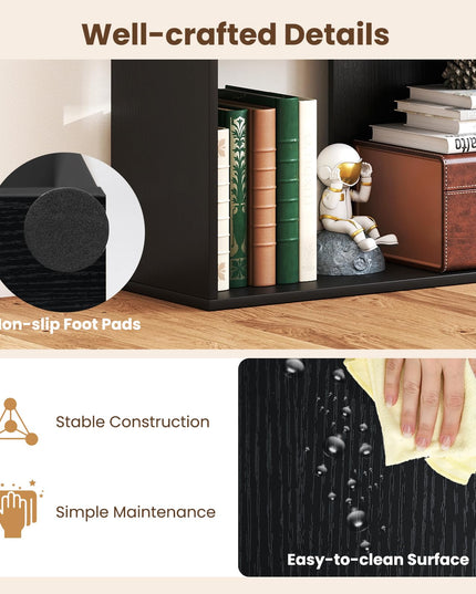Giantex 6 Cube Geometric Bookshelf with Cubes for Living Room