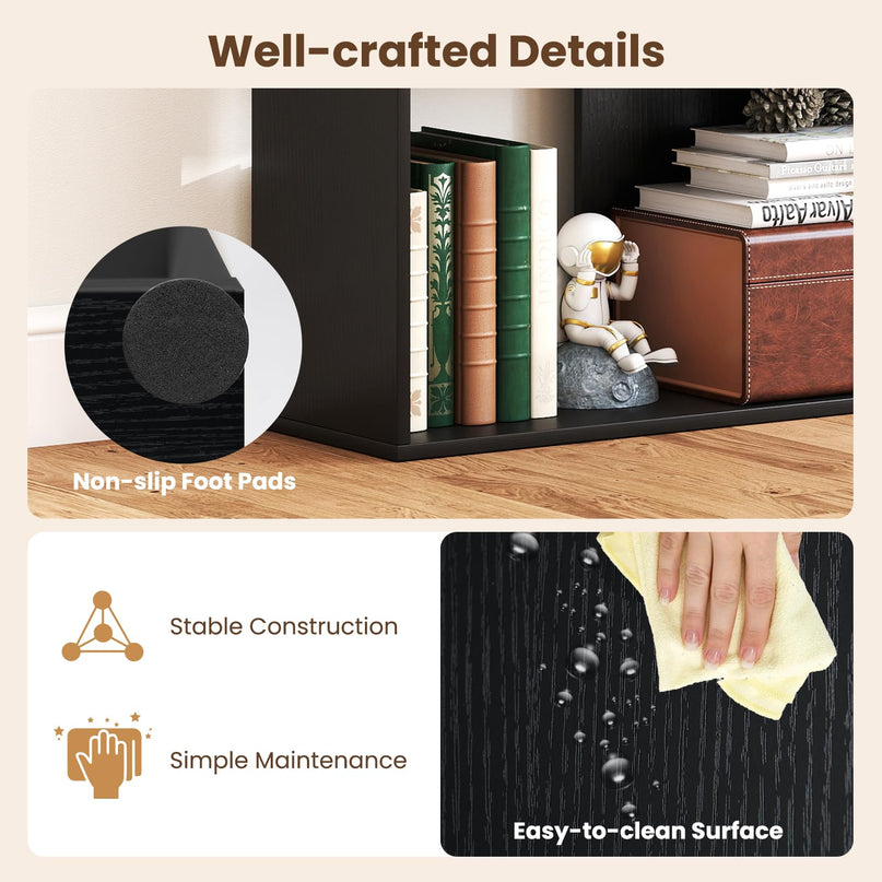 Giantex 6 Cube Geometric Bookshelf with Cubes for Living Room