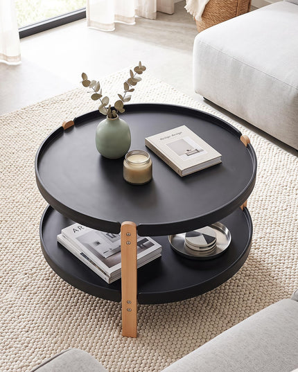 GIANTEX 31" Round Coffee Table with Storage